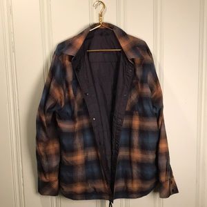 The North Face —REVERSIBLE Flannel/Insulated Puff Jacket!